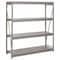 Lyon Bulk Storage Rack, 24 in D, 96 in W, 4 Shelves, Dove Gray DD67331SD - alternate 3