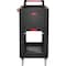 Rubbermaid Commercial Adaptable-Design Utility Cart with Deep Lipped Plastic Shelves, Structural Foam, 2 Shelves, 18 in W 1997206 - alternate 2