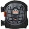 Ergodyne Knee Pad, Hard Shell, Foam, Gel Pad, Rubber Cap, Clip Closure, 2 Straps, Black, Universal 357 - alternate 2