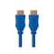 Monoprice HDMI Cable, High Speed, Blue, 6ft., 28AWG 3952 - alternate 1