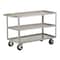 Little Giant Flat Handle Utility Cart, 12 ga. Steel, 3600 lb Load Capacity, 65 1/2 in L, 30 in W, 36 in H 3GL30606PHBK - alternate 3