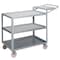Little Giant Order Picking Cart with Pocket, 1200 lb Load Capacity, 52 in L, 24 in W, 40 in H 3LGL2436WSPBK - alternate 2
