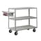 Little Giant Order Picking Stock Cart, 12 ga. Steel, 3600 lb Load Capacity, 5 Shelves, 65" H 5ML24366PHWSP - alternate 6