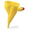 Justrite Safety Can Funnel, Polypropylene, 1 gal., Yellow 11202Y - alternate 4