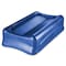 Rubbermaid Commercial Slim Jim 23 gal Trash Can Lid, Blue, Resin, 11.4 in W/Dia FG267360BLUE - alternate 2