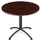 Iland Round iLandâ„¢ Table, Mahogany /Charcoal base - 36" Round x 29"H, 36" W, 36" L, 29" H, Mahogany 69718 - alternate 2