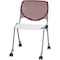 Kfi Poly Stack Chair, Burgundy Back CS2300-BP07-SP08 - alternate 2
