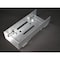Legrand Raceway Rigid Inside Coupling, 3000 Series, 1 Channel, 2.5 in W, 1.25 in H, 6 in L, Gray G3001A - alternate 2