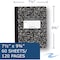 Roaring Spring Case of Black Marble Comp Notebooks, Wide Ruled, 60 sht, 15 lb White Paper, 9.75"x7.75", Hard Cover, PK36 77222CS - alternate 5