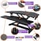 Victor Technology Standing Desk Converter, 28 in D X Yes H, 36 in W X Black DCX650 - alternate 8