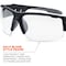 Ergodyne DAGR-AF, Safety Glasses, Anti-Fog, Clear Lens, Matte Black Frame, Half-Frame DAGR-AF - alternate 3
