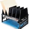 Officemate Letter Tray, Black, Plastic, 13 1/2 in W, 9 in L, 10 1/4 in H, 9.1" D, 7 Number of Compartments 22102 - alternate 5