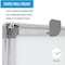Mastervision Earth Series Magnetic Steel Dry Erase Board, Recycled Frame, Marker Tray, 24x36", Aluminum Frame MA0307790 - alternate 3