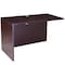 Boss 48" W Desk Return, Mahogany N145-M - alternate 2
