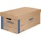 Smoothmove 24 in x 12 in x 10 in Moving Box, Kraft, Blue Printing, Kraft Corrugated Board, Double Wall, 32 ECT 0065901 - alternate 5