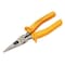 Ideal 8 3/4 in Long Nose Plier, Side Cutter Cushion Grip Handle 35-9038 - alternate 2
