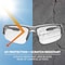 Ergodyne DAGR-AF, Safety Glasses, Anti-Fog, Clear Lens, Matte Gray Frame, Half-Frame DAGR-AF - alternate 2
