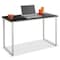 Safco Standing Desk Stand-Up Workstation, Laminated Wood, Black/Silver 1943BLSL - alternate 2