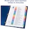Avery Avery Ready Index Table of Contents Dividers 11125, 26-Tab Set, A-Z 7278211125 - alternate 9