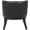 Boss Ava Accent Chair, Black Seat, Black Back, 25 1/2 in W 29" L 28" H, Fixed, Vinyl Seat B529BK-BK - alternate 4