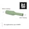 3M Heat Shrink Tube, Thin Wall, 2:1 I.D. Shrink Ratio, 0.5 in I.D. Before Shrinking, Green, 4 ft FP-301-1/2-Green-4'-Bulk - alternate 6