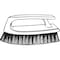Rubbermaid Commercial Brush, Scrub, Hndl, Iron, 6 in 1 Ea, 6" L Brush, Navy (or Navy Blue), Plastic 6482COB - alternate 3