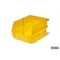 Triton Products Storage Bin, Plastic, Yellow, 3 in H, 4 1/8 in W, 5 3/8 in L 3-210Y - alternate 2