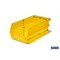 Triton Products Hang & Stack Storage Bin, Polypropylene, Yellow, 3 in H, 4.125  in W, 7 3/8 in L, 1 CT 3-220Y - alternate 4
