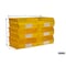 Triton Products Storage Bin, Polypropylene, Yellow, 5 in H, 11  in W, 10 7/8 in L, 1 CT 3-235Y - alternate 2
