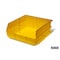 Triton Products Storage Bin, Polypropylene, Yellow, 5 in H, 11  in W, 10 7/8 in L, 1 CT 3-235Y - alternate 5