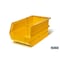 Triton Products Storage Bin, Polypropylene, Yellow, 7 in H, 8.25  in W, 1 CT 3-240Y - alternate 3