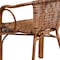Flash Furniture Brown Rattan Patio Chair with Dark Red Frame, PK3 3-SDA-AD632009D-1-GG - alternate 9