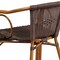 Flash Furniture Dark Brown Rattan Patio Chair with Red Frame, PK3 3-SDA-AD632009D-2-GG - alternate 9