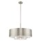 Livex Lighting Madison 6 Light Brushed Nickel Pendant Chandelier 40020-91 - alternate 2
