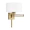 Livex Lighting Swing Arm Wall Lamps 1 Light Antique Brass Swing Arm Wall Lamp 40036-01 - alternate 4