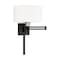 Livex Lighting Swing Arm Wall Lamps 1 Light Black Swing Arm Wall Lamp 40036-04 - alternate 9