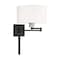 Livex Lighting Swing Arm Wall Lamps 1 Light Black Swing Arm Wall Lamp 40036-04 - alternate 3