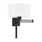Livex Lighting Swing Arm Wall Lamps 1 Light Bronze Swing Arm Wall Lamp 40036-07 - alternate 2