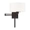 Livex Lighting Swing Arm Wall Lamps 1 Light Bronze Swing Arm Wall Lamp 40036-07 - alternate 4