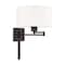 Livex Lighting Swing Arm Wall Lamps 1 Light Bronze Swing Arm Wall Lamp 40036-07 - alternate 3