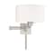 Livex Lighting Swing Arm Wall Lamps 1 Light Brushed Nic 40036-91 - alternate 8