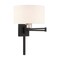 Livex Lighting Swing Arm Wall Lamps 1 Light Black Swing 40037-04 - alternate 1