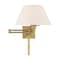 Livex Lighting Swing Arm Wall Lamps 1 Light Antique Brass Swing Arm Wall Lamp 40038-01 - alternate 2