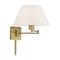 Livex Lighting Swing Arm Wall Lamps 1 Light Antique Brass Swing Arm Wall Lamp 40038-01 - alternate 6