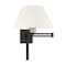 Livex Lighting Swing Arm Wall Lamps 1 Light Black Swing Arm Wall Lamp 40038-04 - alternate 6