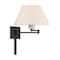 Livex Lighting Swing Arm Wall Lamps 1 Light Black Swing Arm Wall Lamp 40038-04 - alternate 2