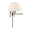 Livex Lighting Swing Arm Wall Lamps 1 Light Brushed Nickel Swing Arm Wall Lamp 40038-91 - alternate 1