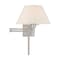 Livex Lighting Swing Arm Wall Lamps 1 Light Brushed Nickel Swing Arm Wall Lamp 40038-91 - alternate 5