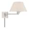Livex Lighting Swing Arm Wall Lamps 1 Light Brushed Nickel Swing Arm Wall Lamp 40038-91 - alternate 2