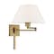 Livex Lighting Swing Arm Wall Lamps 1 Light Antique Bra 40039-01 - alternate 4